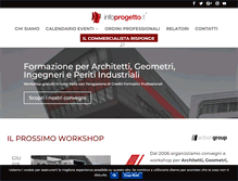 Tablet Screenshot of infoprogetto.it